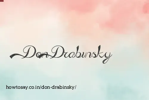 Don Drabinsky