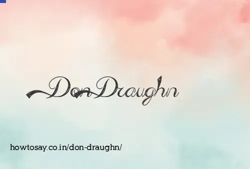 Don Draughn