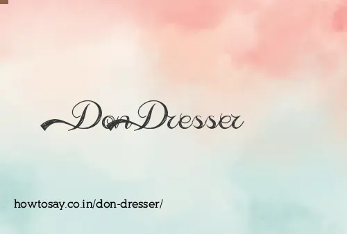 Don Dresser