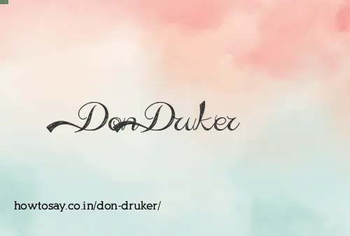 Don Druker