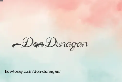 Don Dunagan