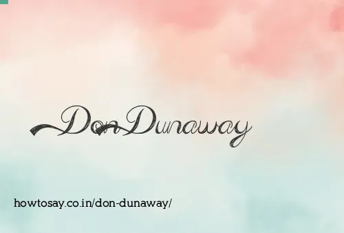 Don Dunaway