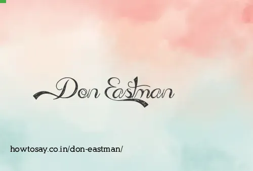 Don Eastman