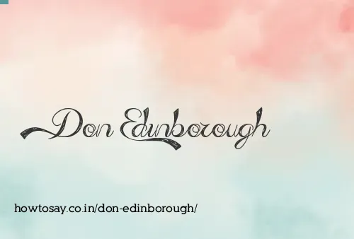 Don Edinborough