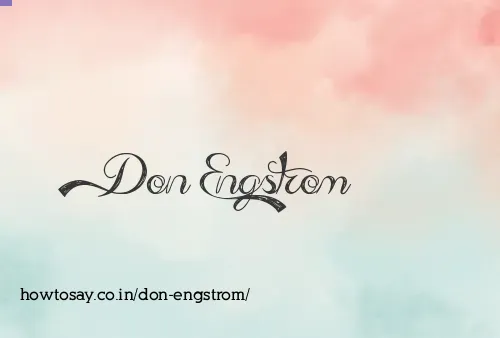 Don Engstrom
