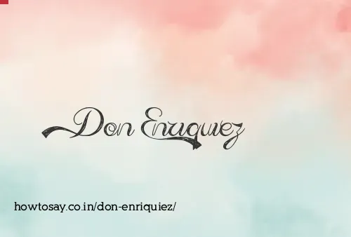 Don Enriquiez