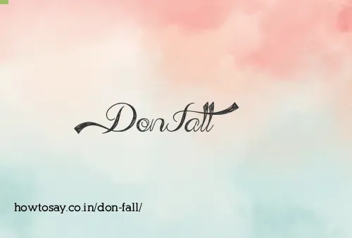 Don Fall