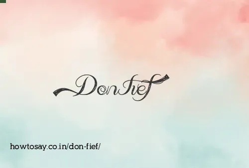 Don Fief