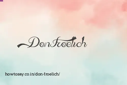Don Froelich