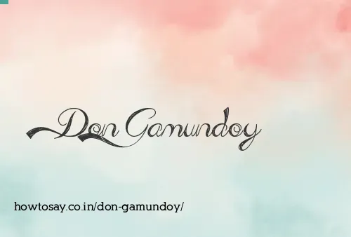 Don Gamundoy