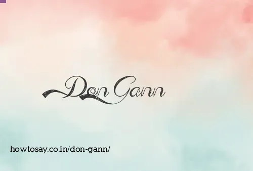 Don Gann