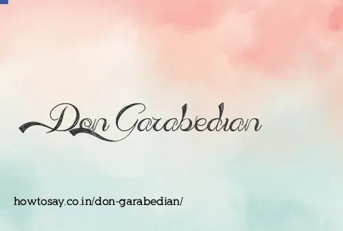 Don Garabedian