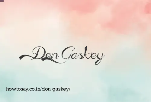 Don Gaskey