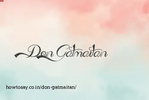 Don Gatmaitan