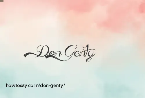 Don Genty