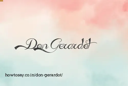 Don Gerardot