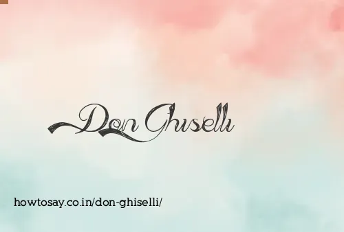 Don Ghiselli