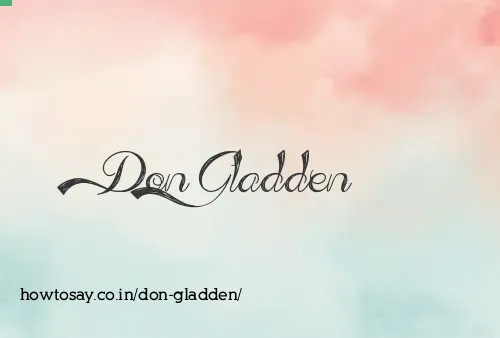 Don Gladden