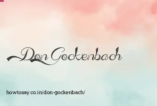 Don Gockenbach