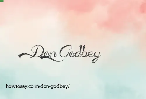 Don Godbey