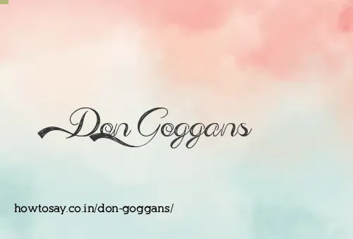 Don Goggans