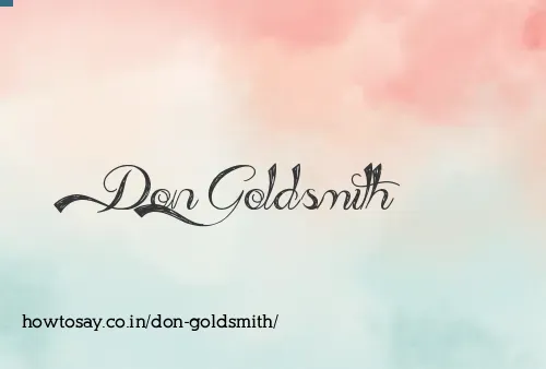 Don Goldsmith