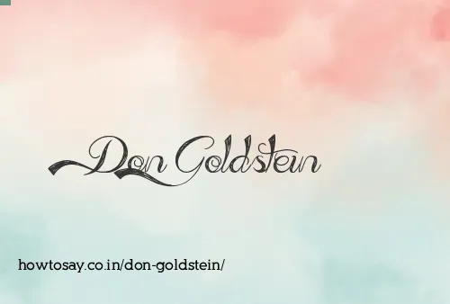 Don Goldstein