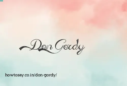 Don Gordy