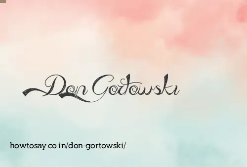 Don Gortowski