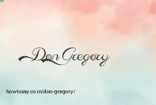Don Gregory