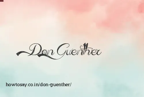 Don Guenther