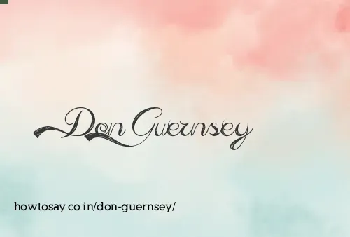 Don Guernsey