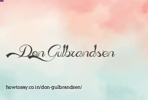 Don Gulbrandsen