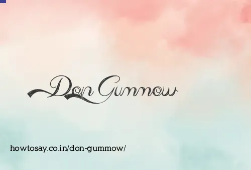 Don Gummow