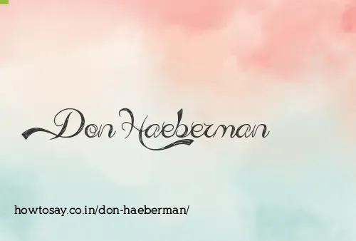Don Haeberman
