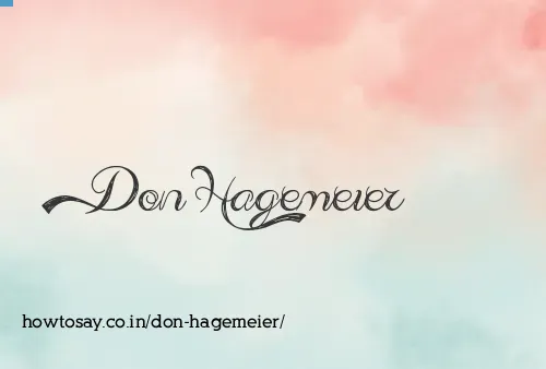 Don Hagemeier