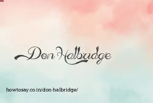 Don Halbridge