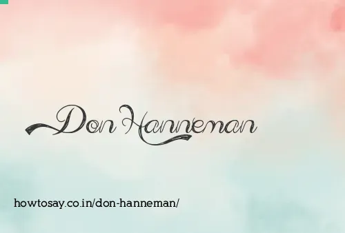 Don Hanneman