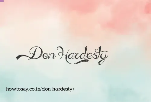 Don Hardesty