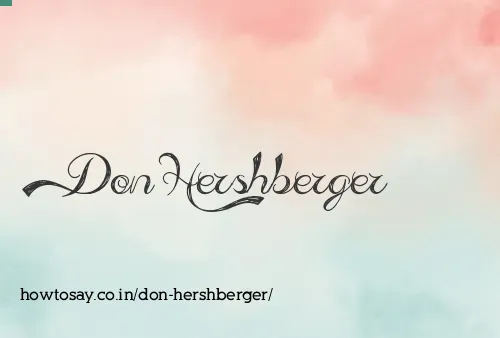 Don Hershberger