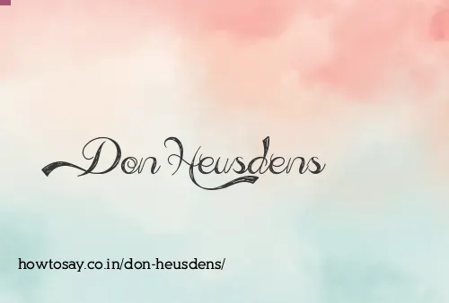 Don Heusdens