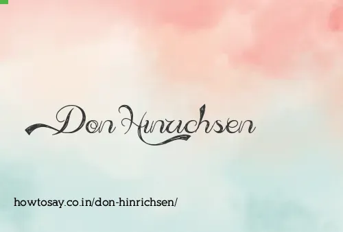 Don Hinrichsen