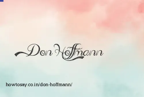Don Hoffmann