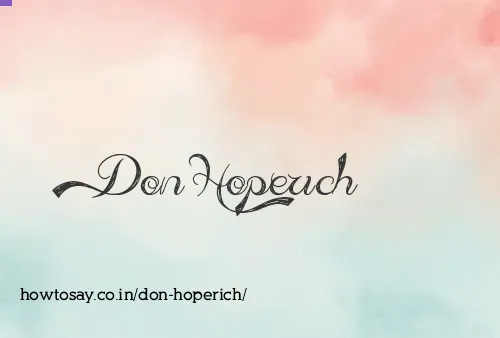 Don Hoperich