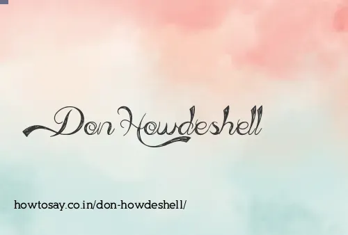 Don Howdeshell