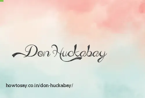 Don Huckabay