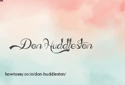 Don Huddleston