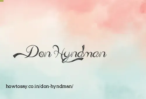 Don Hyndman