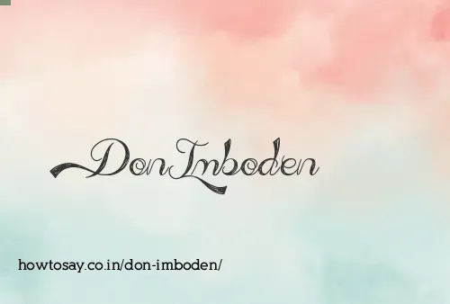 Don Imboden