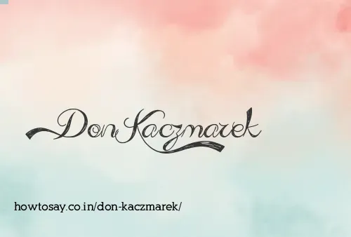 Don Kaczmarek